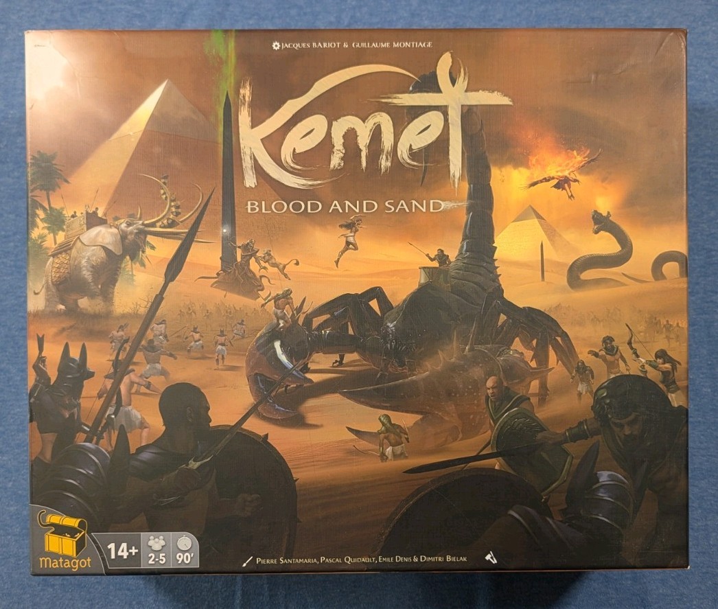 Kemet: Blood and Sand Fantasy Board Game Miniatures 2-5 Players 14+ 2021