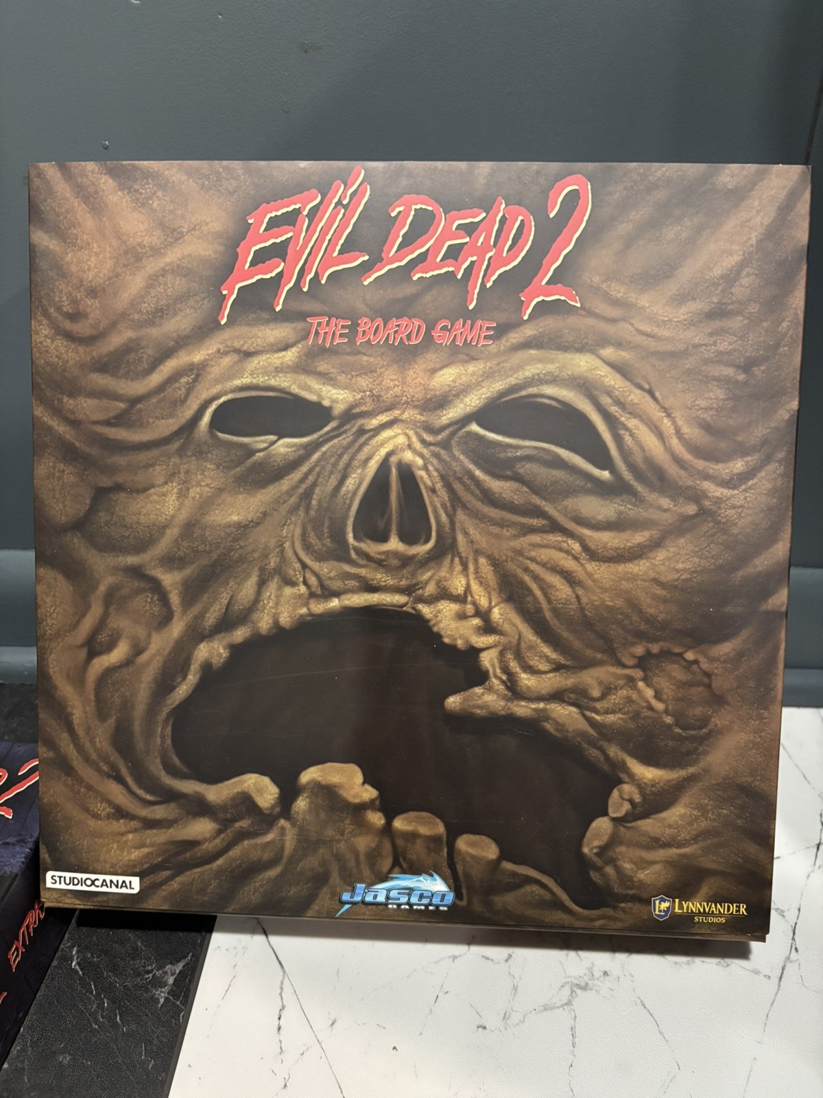 Evil Dead 2 The Board Game + Extras Pack + Combat Ash Promo Card Jasco Complete