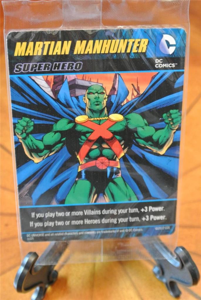 MARTIAN MANHUNTER DC Comics Deck Building Game Expansion Promo Preorder Bonus