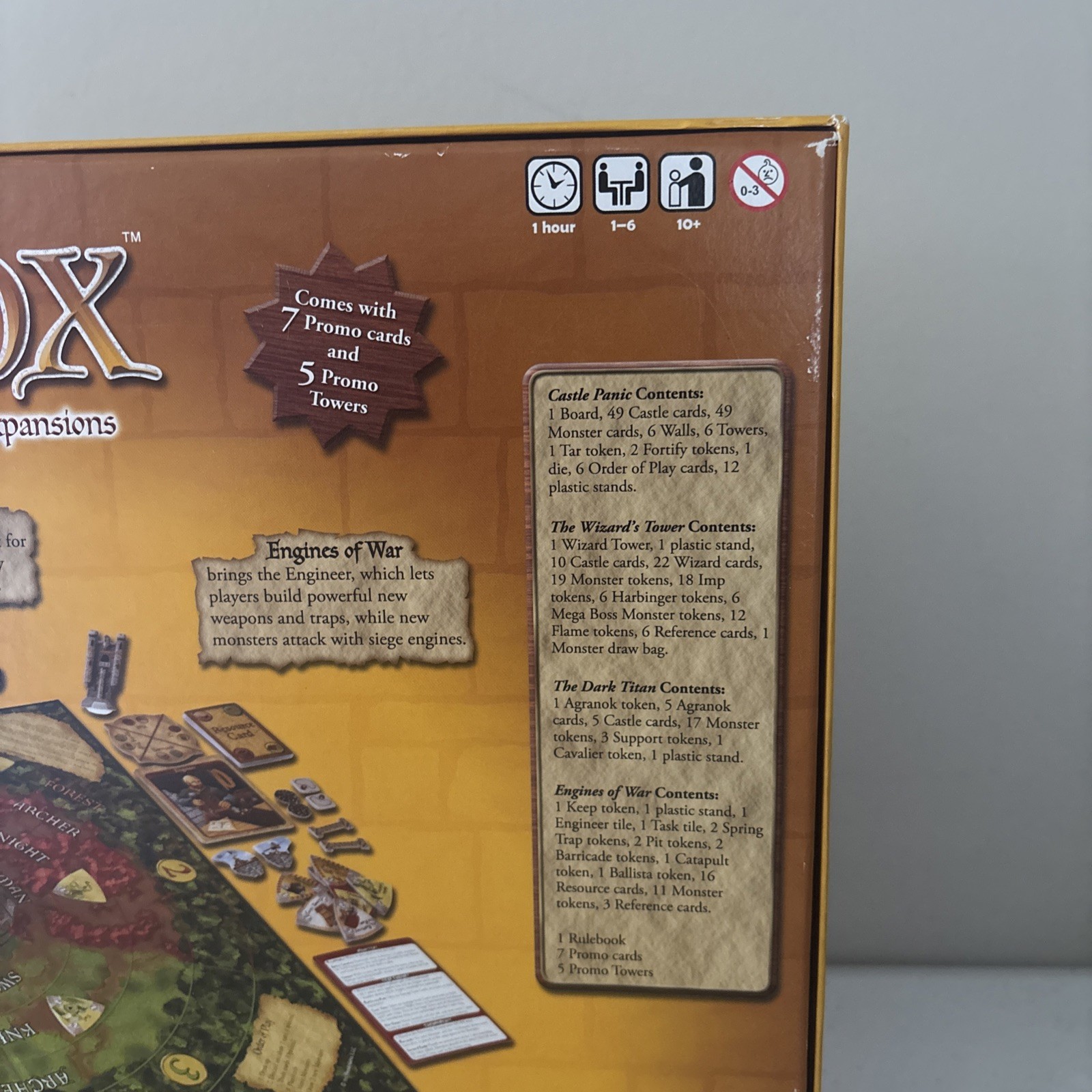 Castle Panic Big Box Game 2019 Includes Base Game And 3 Expansions Complete!!