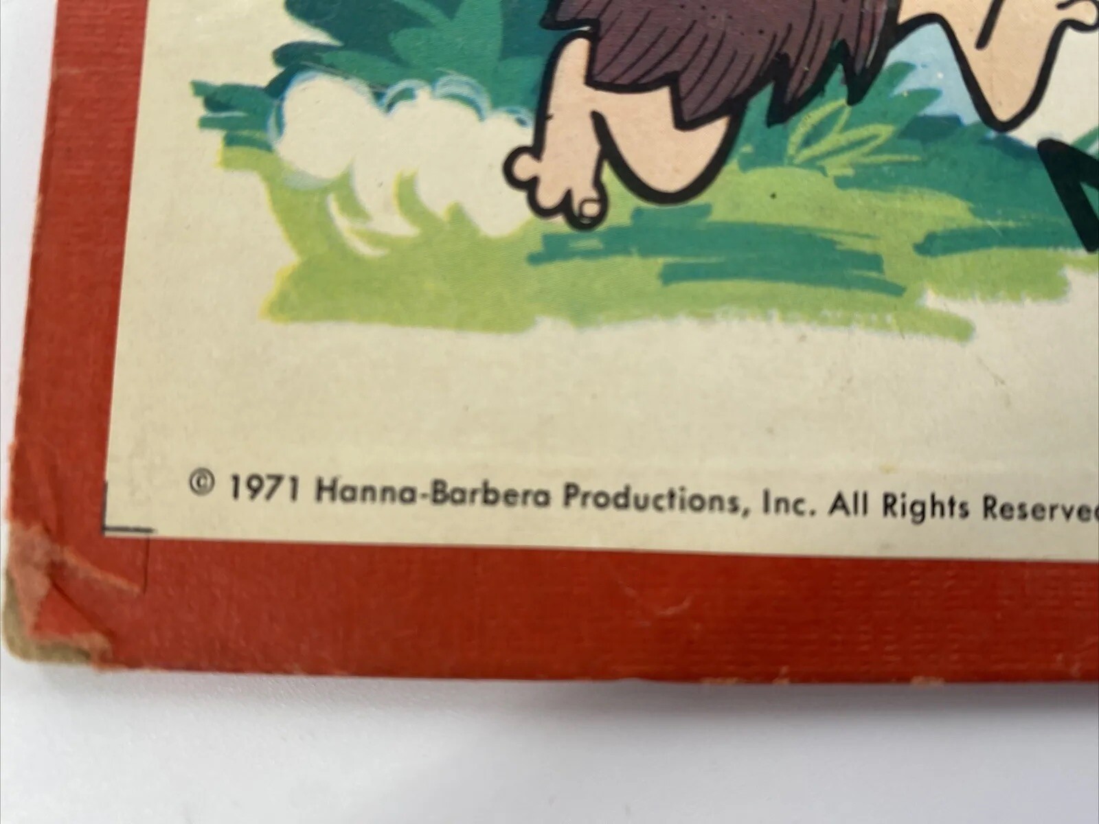 Flintstones Board Game Milton Bradley 1971 Messed Up Vacation GAME BOARD ONLY