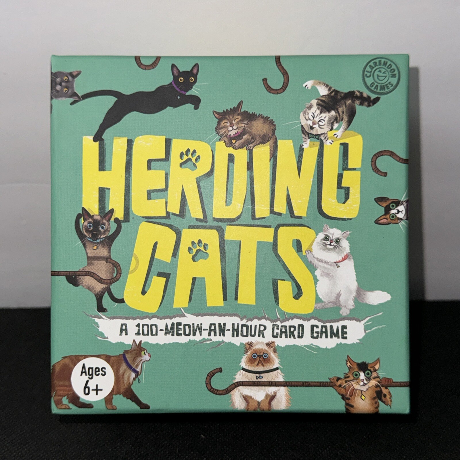 Herding Cats: A 100 Meow An Hour Card Game – New Open Box – Complete