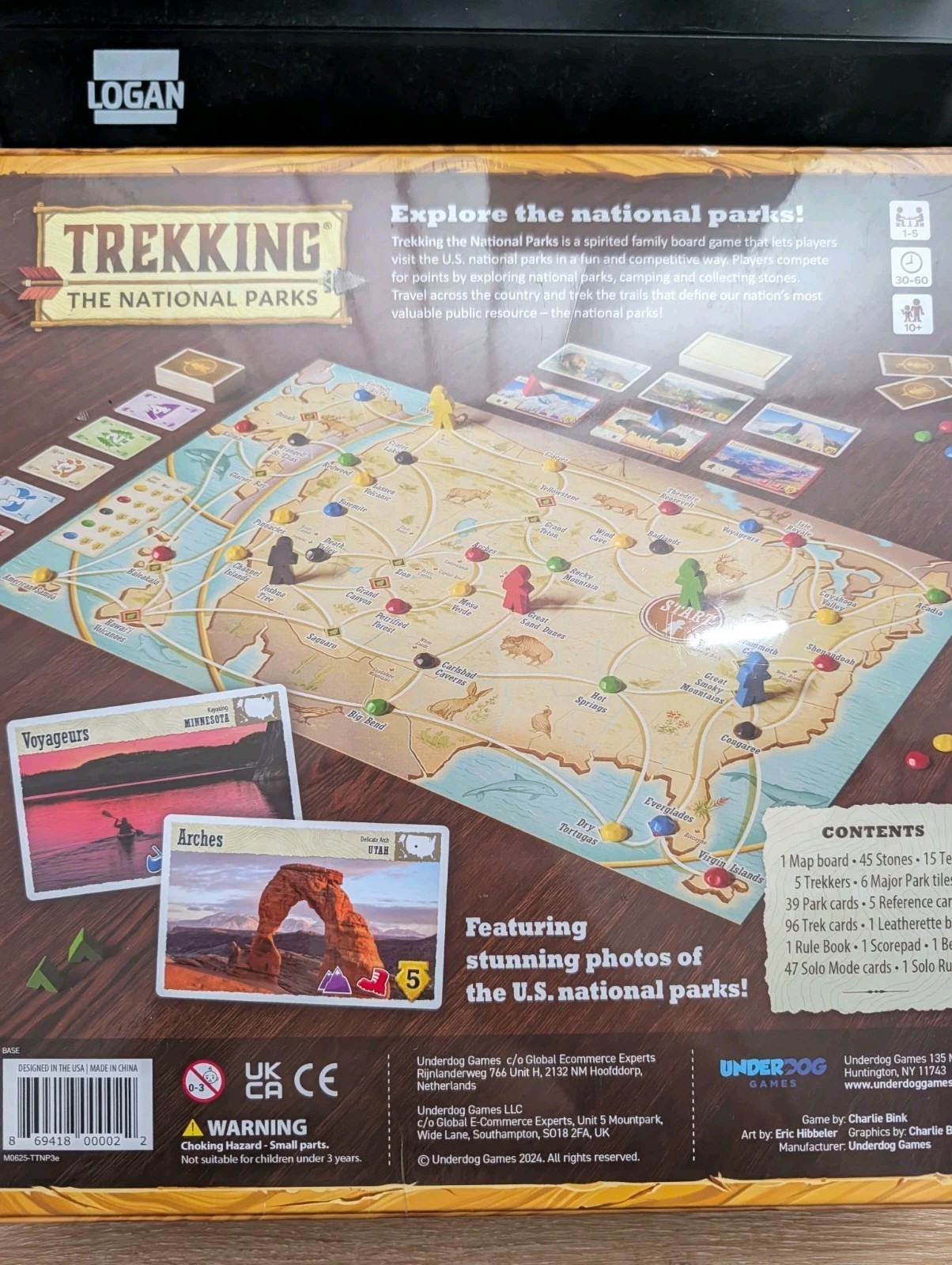Trekking The National Parks Board Game 3rd Edition Brand New Sealed