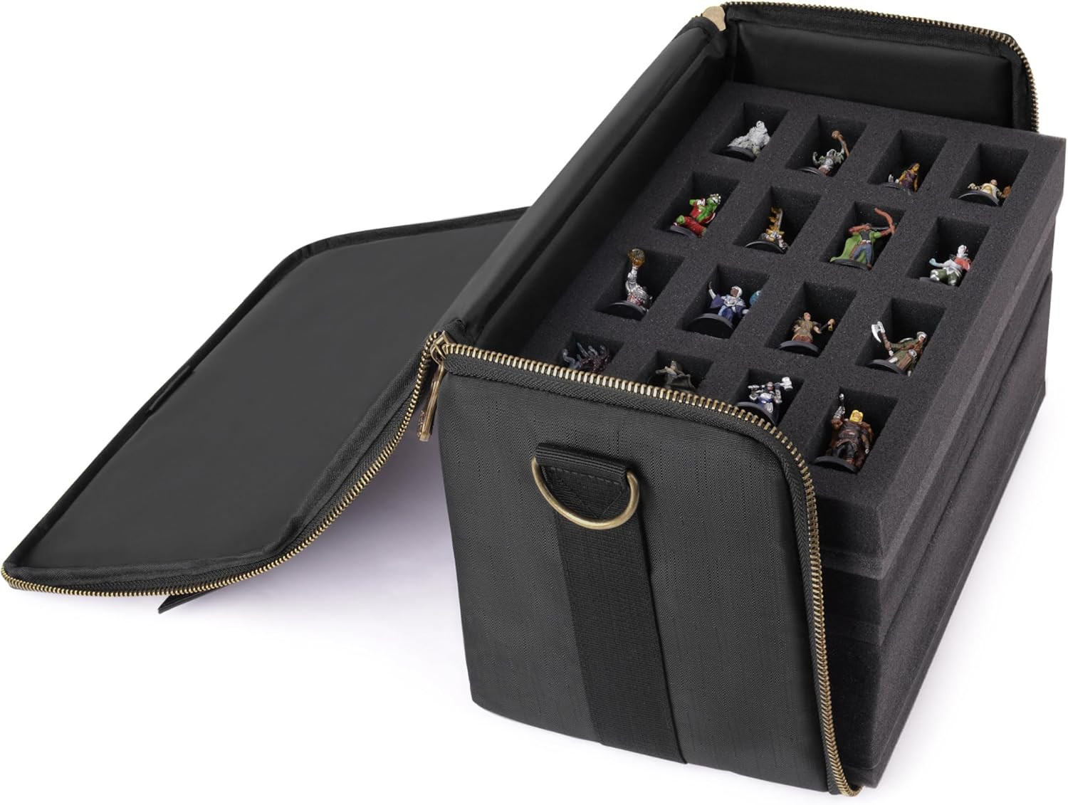 Miniature Figure Satchel – Compact Storage & Carrying Case for Dnd Miniatures wi