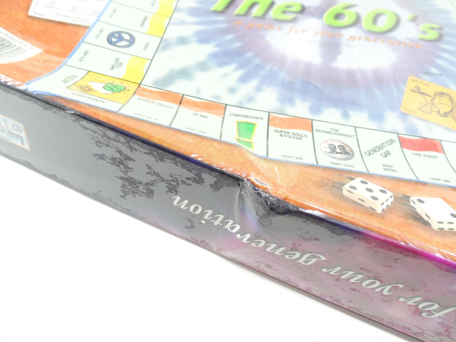The 60’s Late for The Sky Monopoly Style Game For Your Generation New Sealed NIB