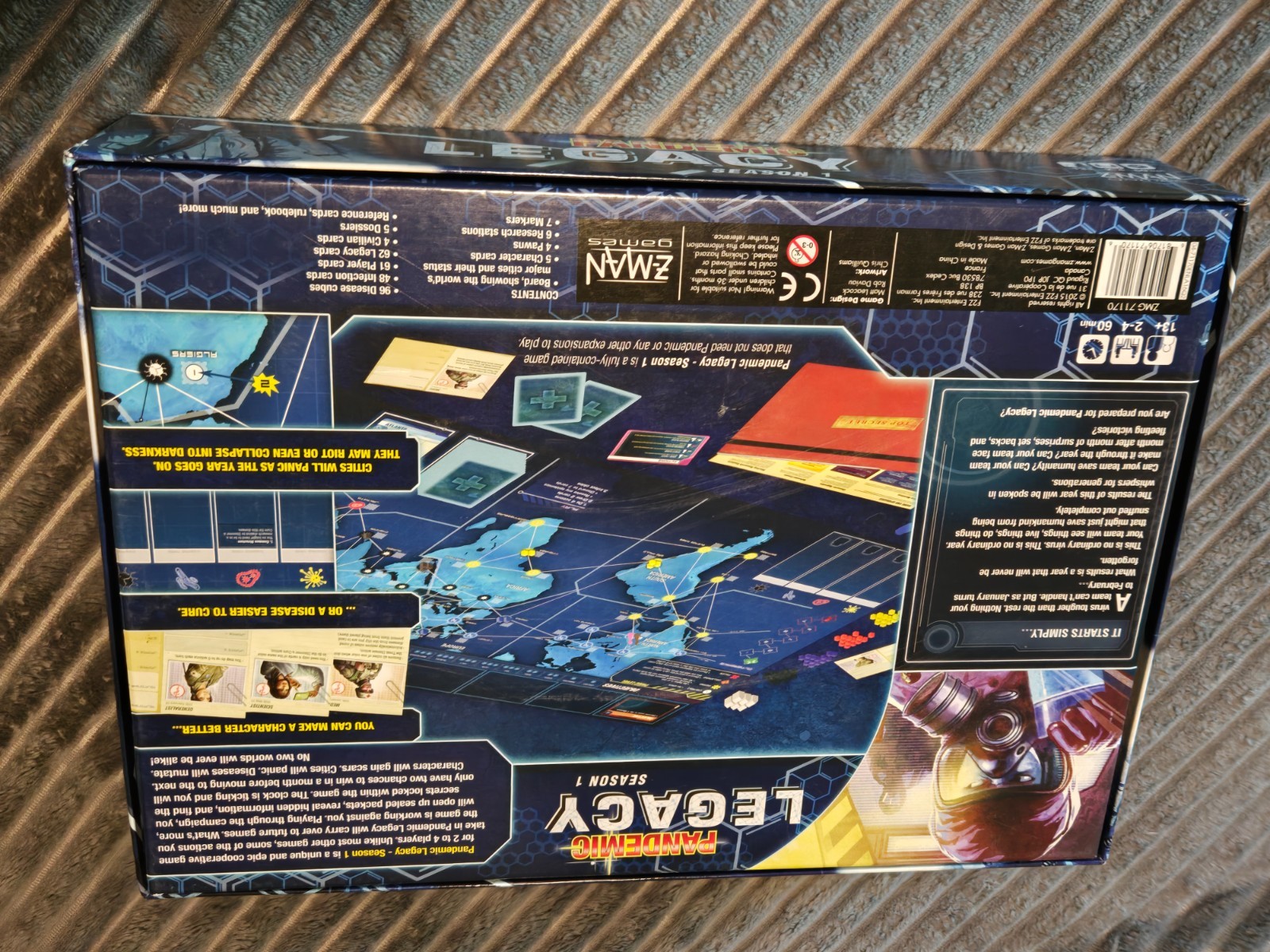 Pandemic Legacy Board Game, Season 1 by Z-Man Games Complete