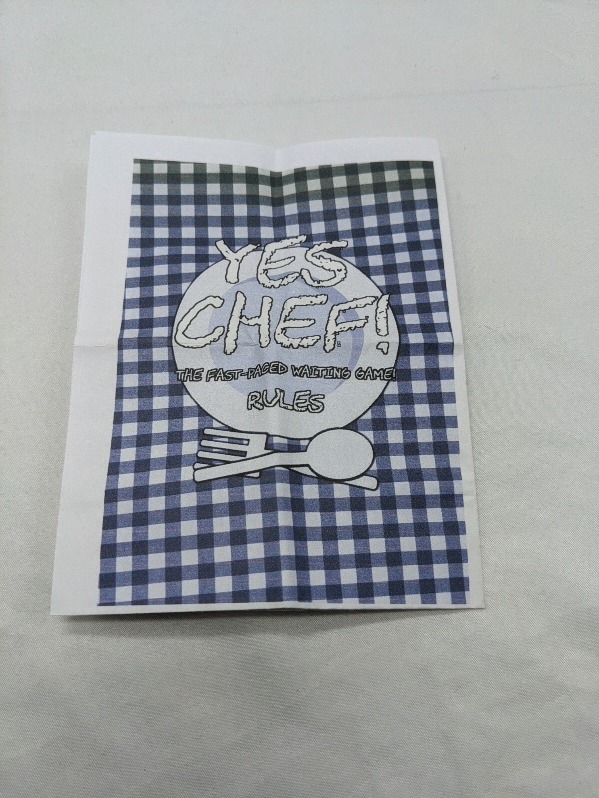 Invincible Ink Yes Chef The Fast Paced Waiting Game Card Game Complete