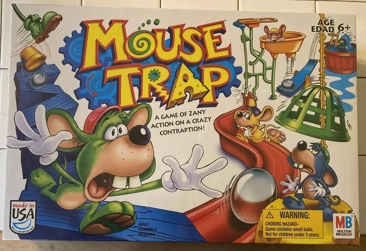 MOUSE TRAP Board Game 2005 Milton Bradley NEW Factory Sealed HASBRO