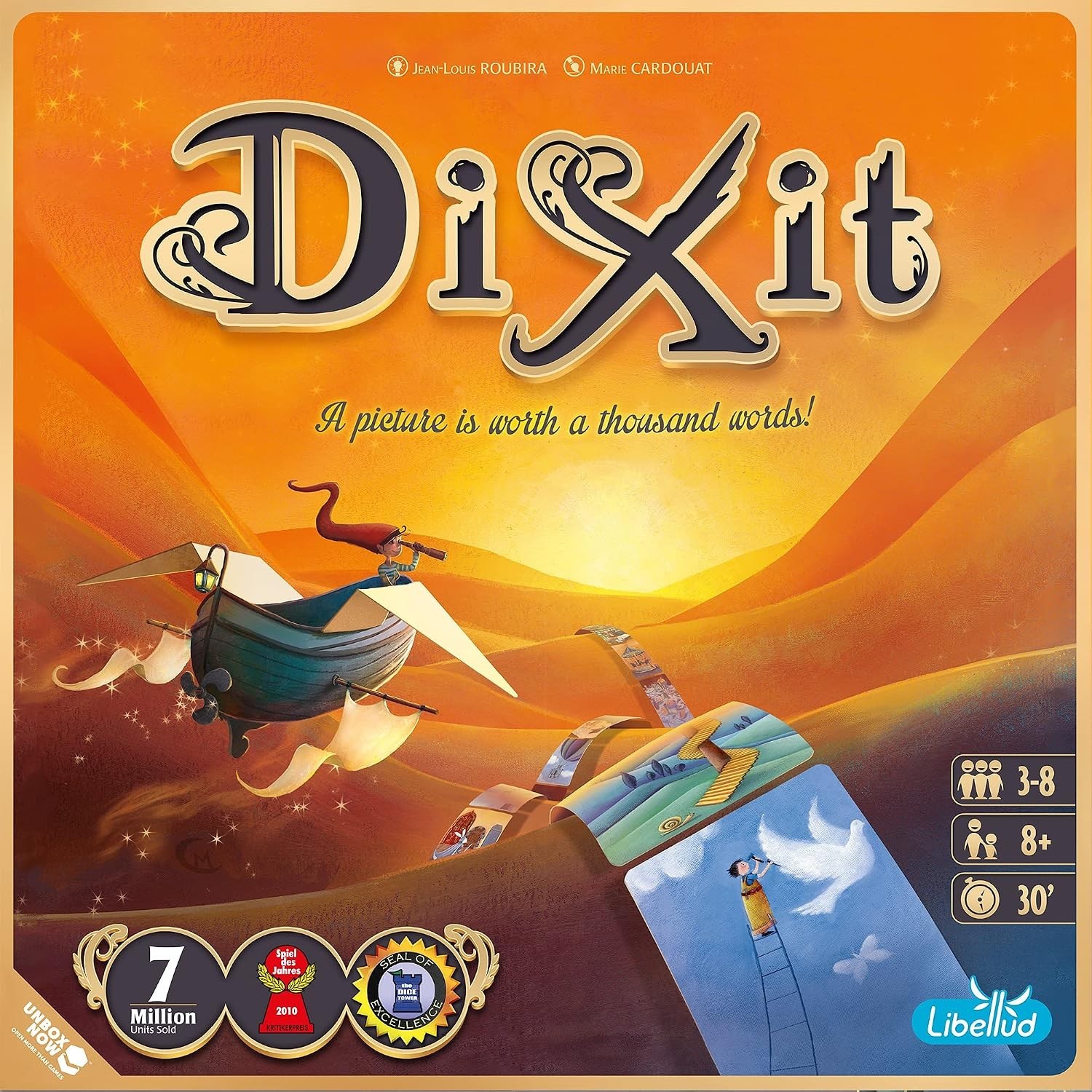 Dixit Board Game (2021 Refresh) – the Award-Winning Game of Imagination, Creativ