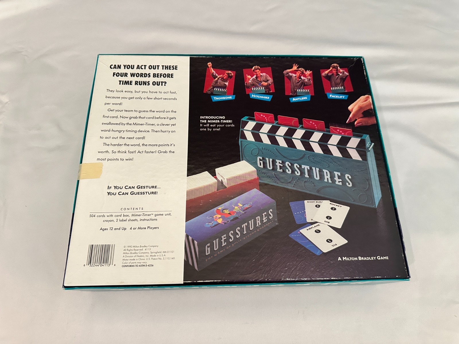 Guesstures The Game of Split-Second Charades Party Board Game