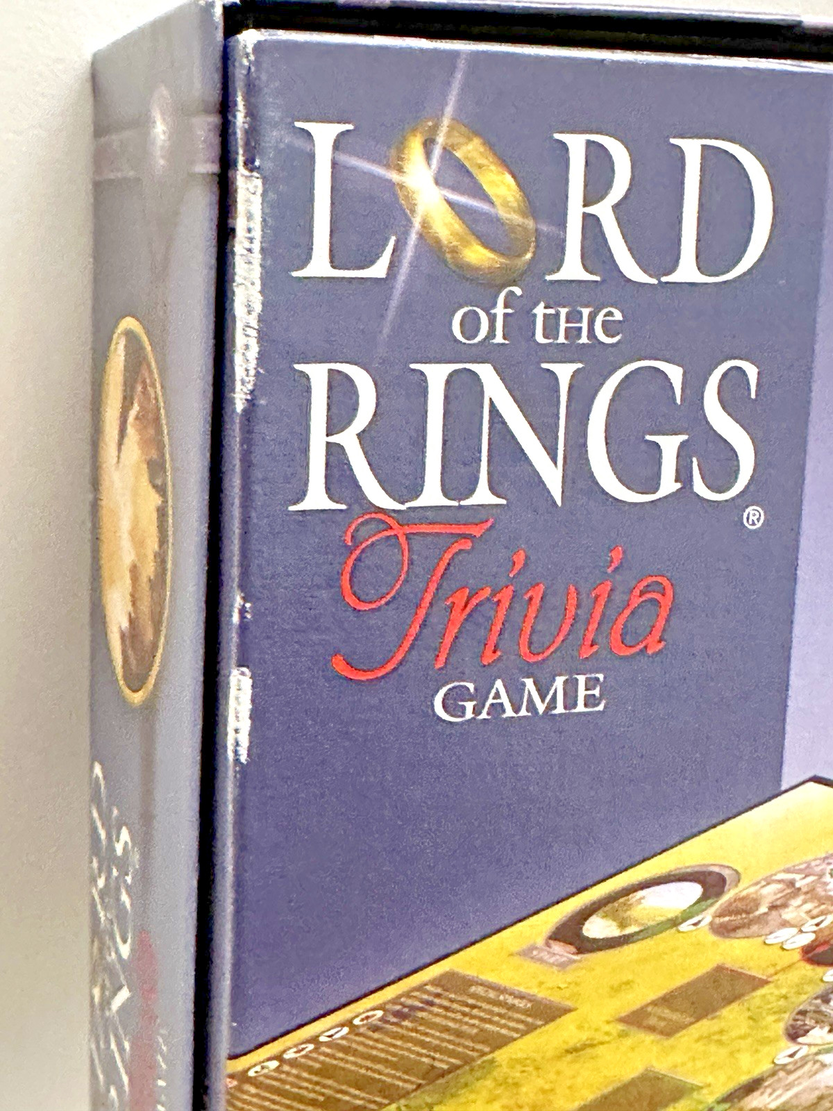 Lord of the Rings Trivia Game Board Game 2003 Sababa Toys Near Complete LOTR