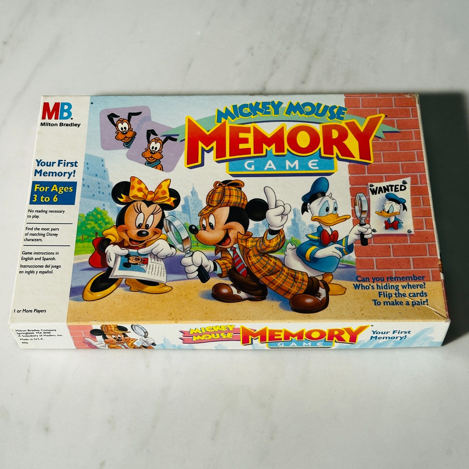 Disney Board Game Lot of 2 – Follow That Mouse – Mickey Mouse Memory Game – MB