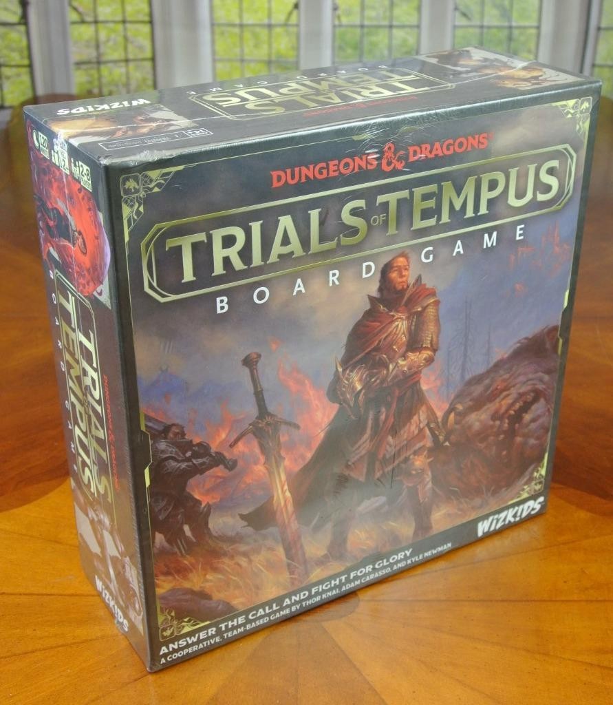 Dungeons & Dragons TRIALS OF TEMPUS Board Card Game New & Sealed D&D
