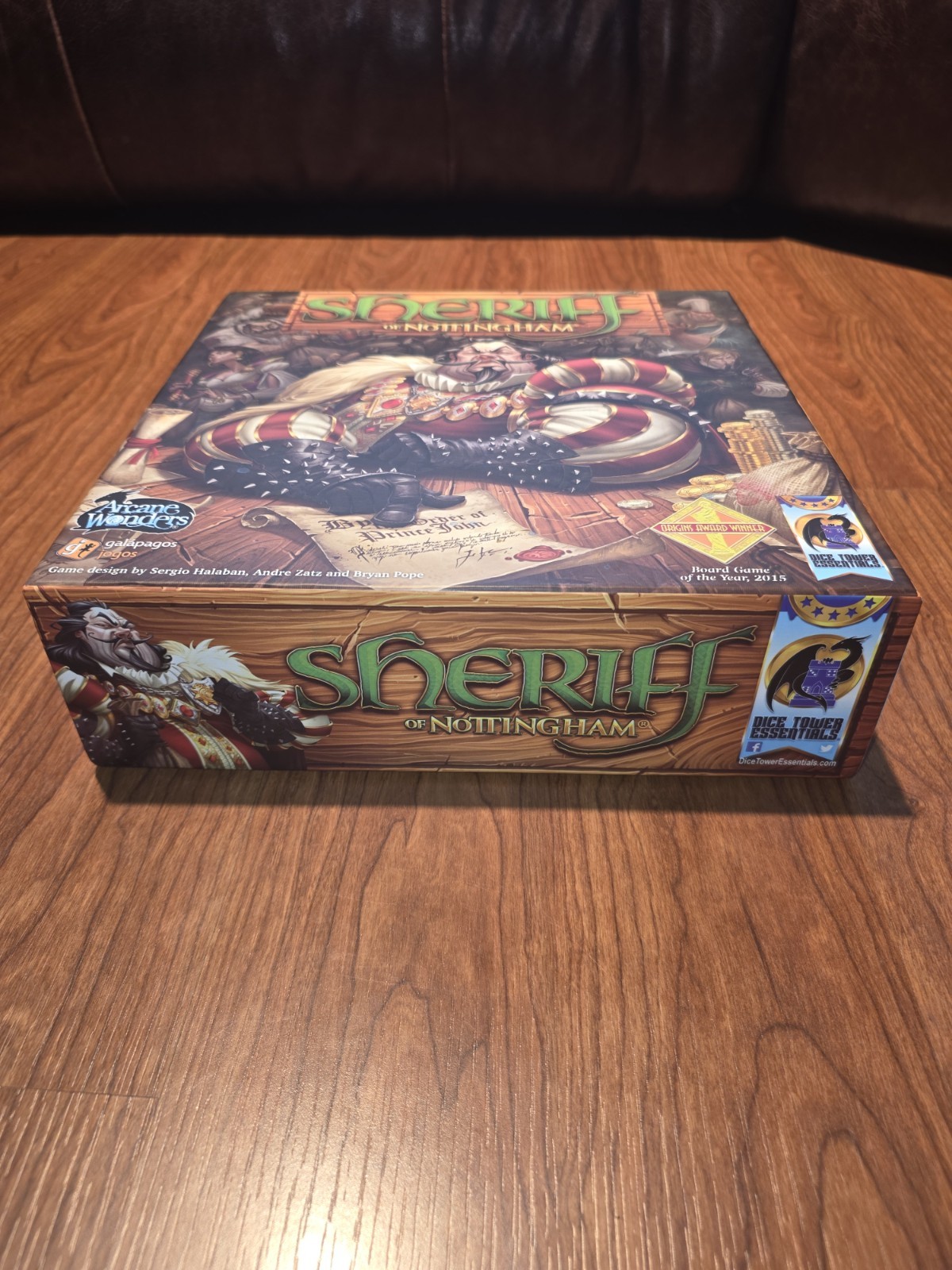 Sheriff of Nottingham Board Game Complete Arcane Wonders Edition In Cards Sealed