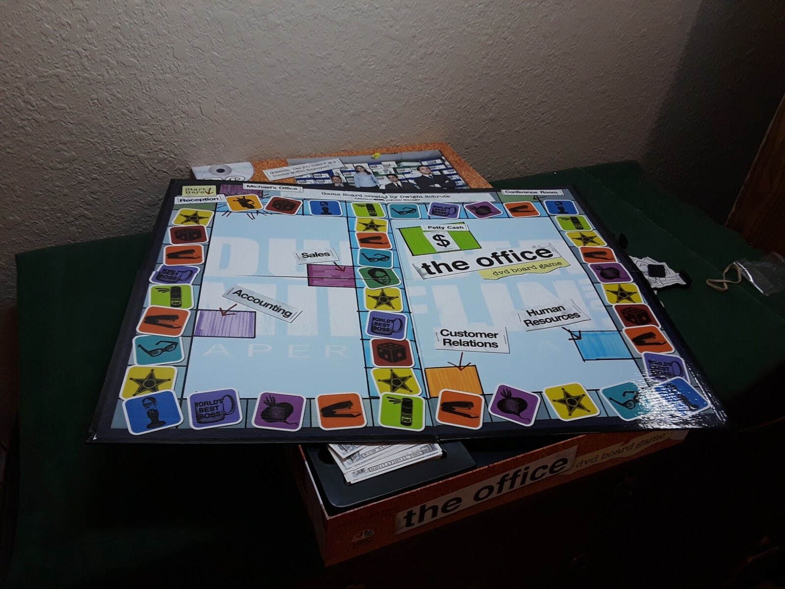The Office DVD Trivia Board Game Pressman 2008, pre-owned, complete