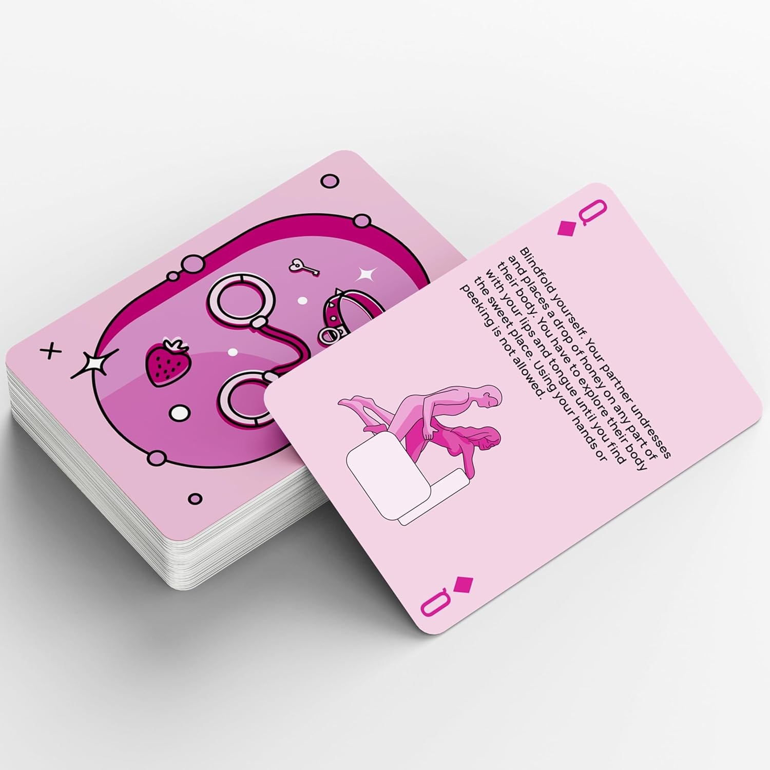 AURABOX Card Game for Couples with Adult Sexual Position: Pink (Level5)