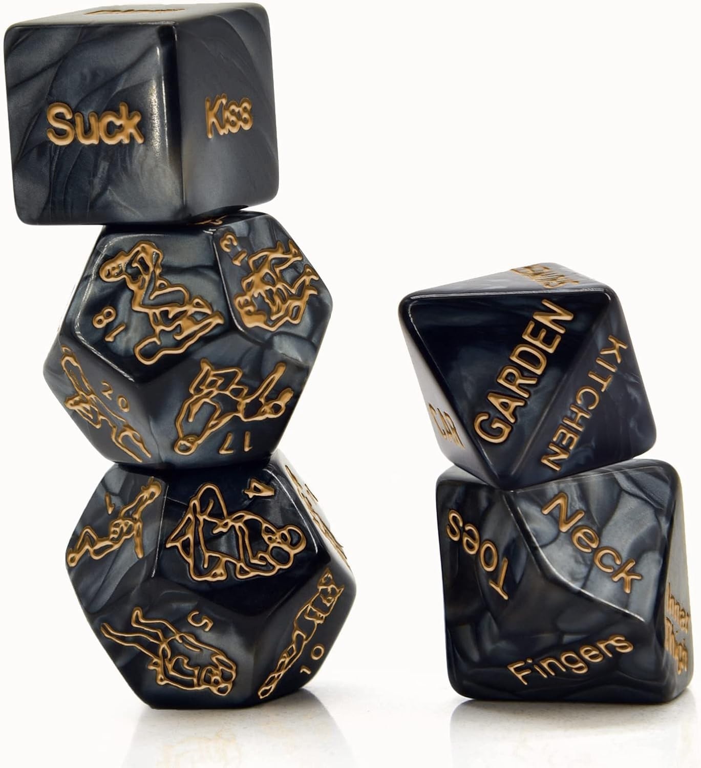 Mebault Sex Dice Naughty Positions Dice for Adult Couple Sex Games Romantic F…