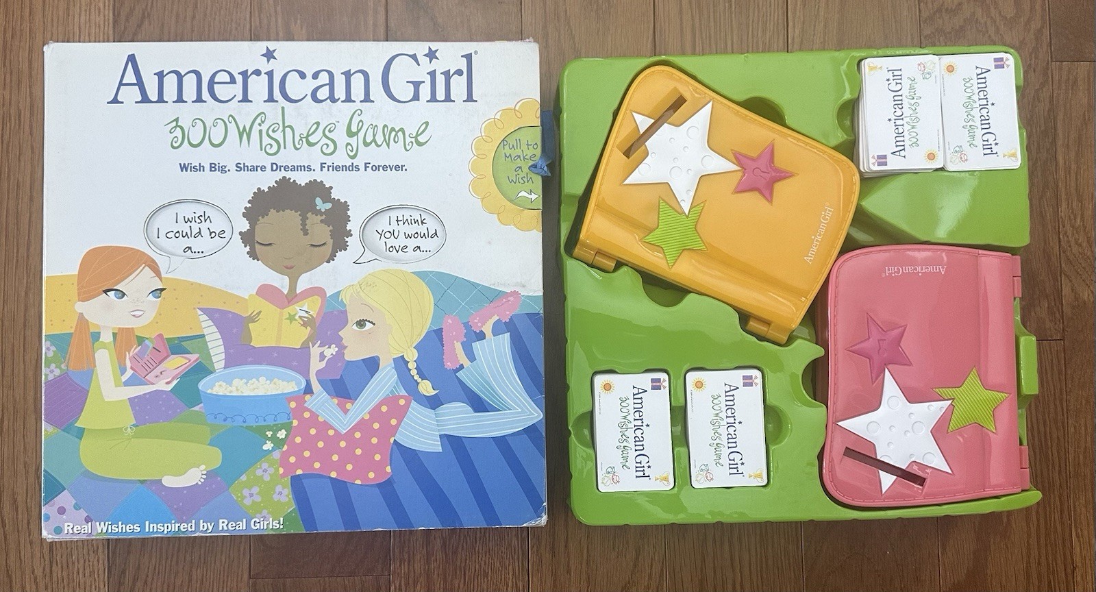 American Girl 300 Wishes Game COMPLETE Mattel 2005 Friends Sleepover