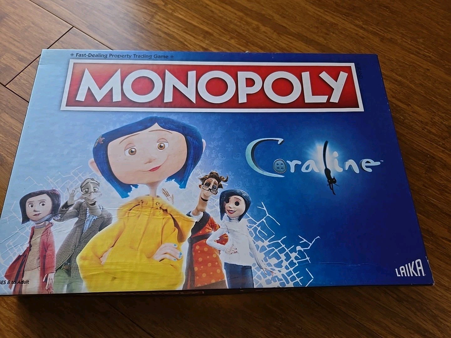 Monopoly Coraline Board Game LAIKA 100% Complete – Excellent Condition, Box Wear