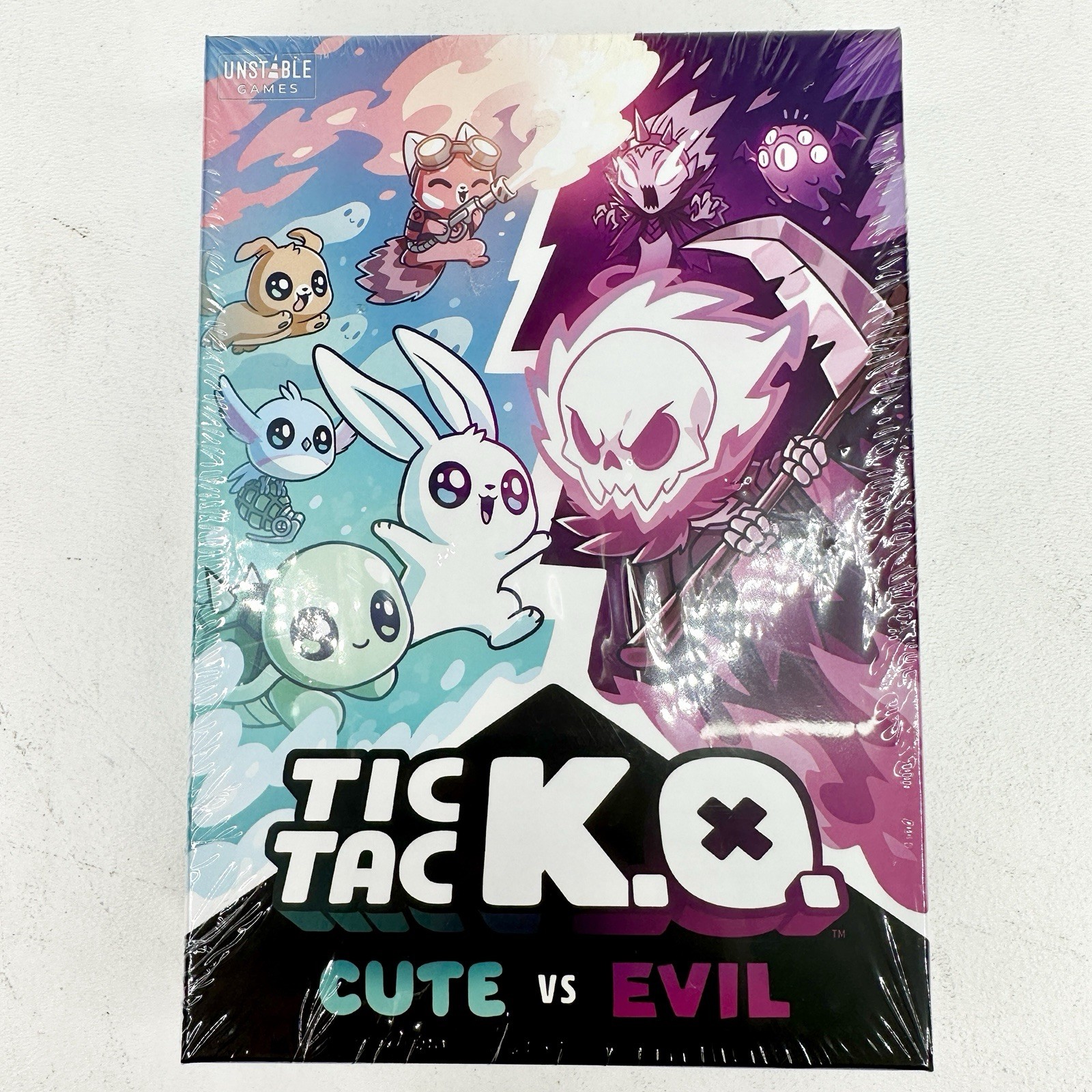 TIC TAC K.O. CUTE VS. EVIL🐰💀 (LOT OF 13) | 2-4 PLAYER CARD GAME | ALL SEALED✨