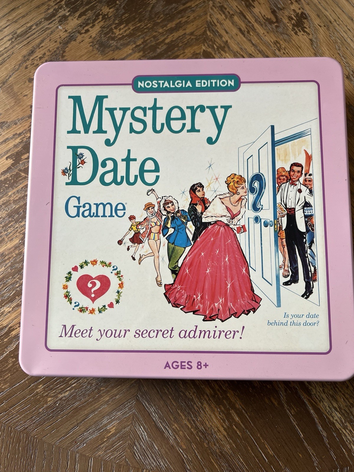 MYSTERY DATE BOARD GAME TIN BOX NOSTALGIA EDITION CLASSIC 2014 *COMPLETE*