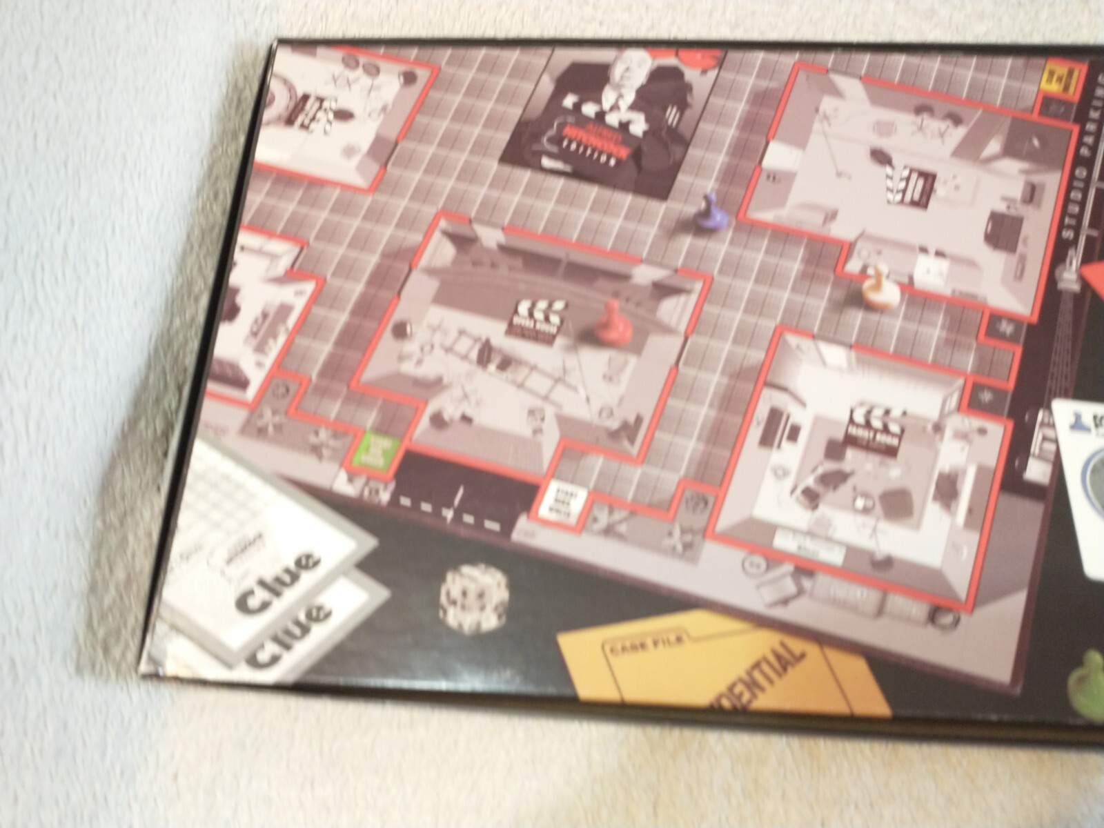 Clue Game Alfred Hitchcock Edition USAOPOLY 1999 USAoploy 100% Complete A21