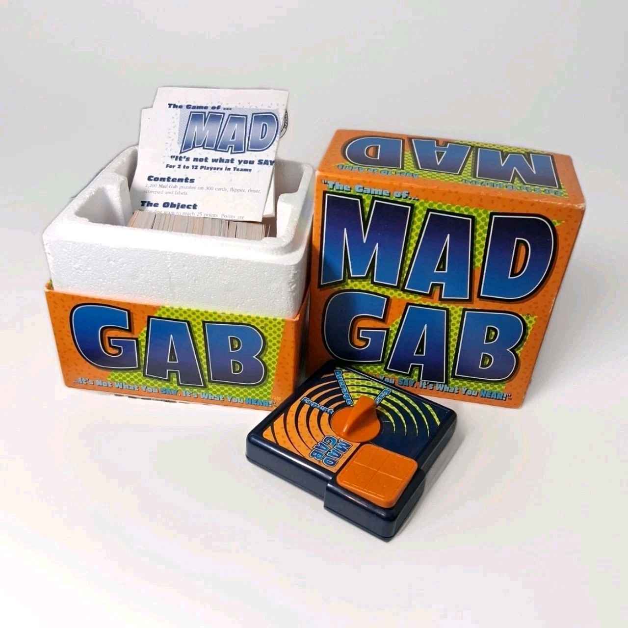 Vintage 1995 Mad Gab Patch Products Word Game – Excellent And Complete