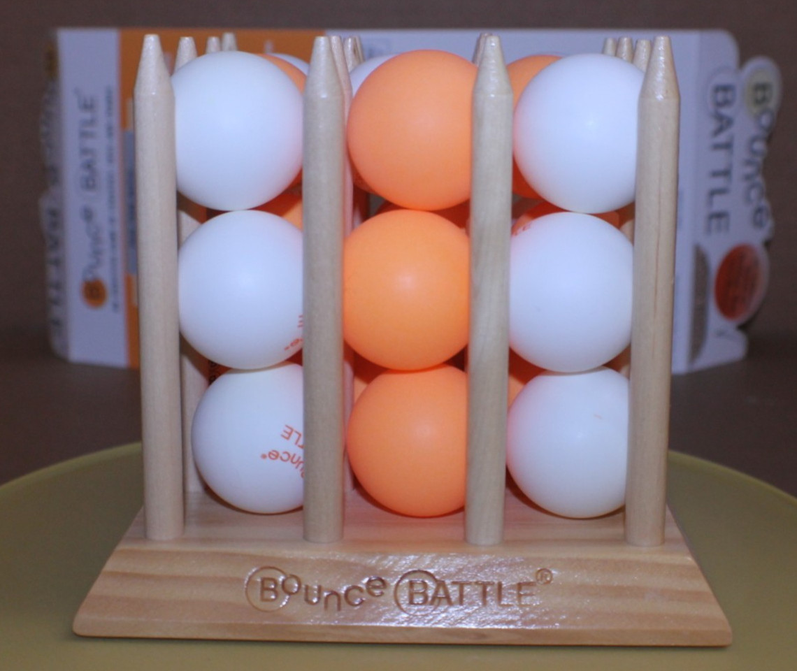 USED / Bounce Battle Wood Edition Skill and Action Game NO BOX