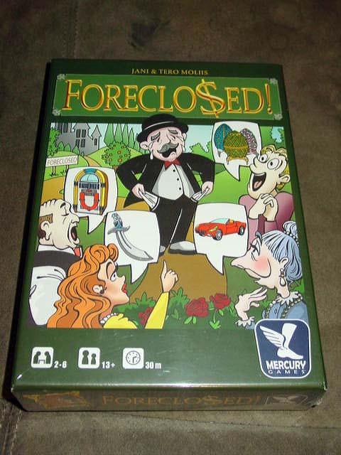 Mercury Games – FORECLOSURE Game – Anyone Can Make A Million – RARE (SEALED)