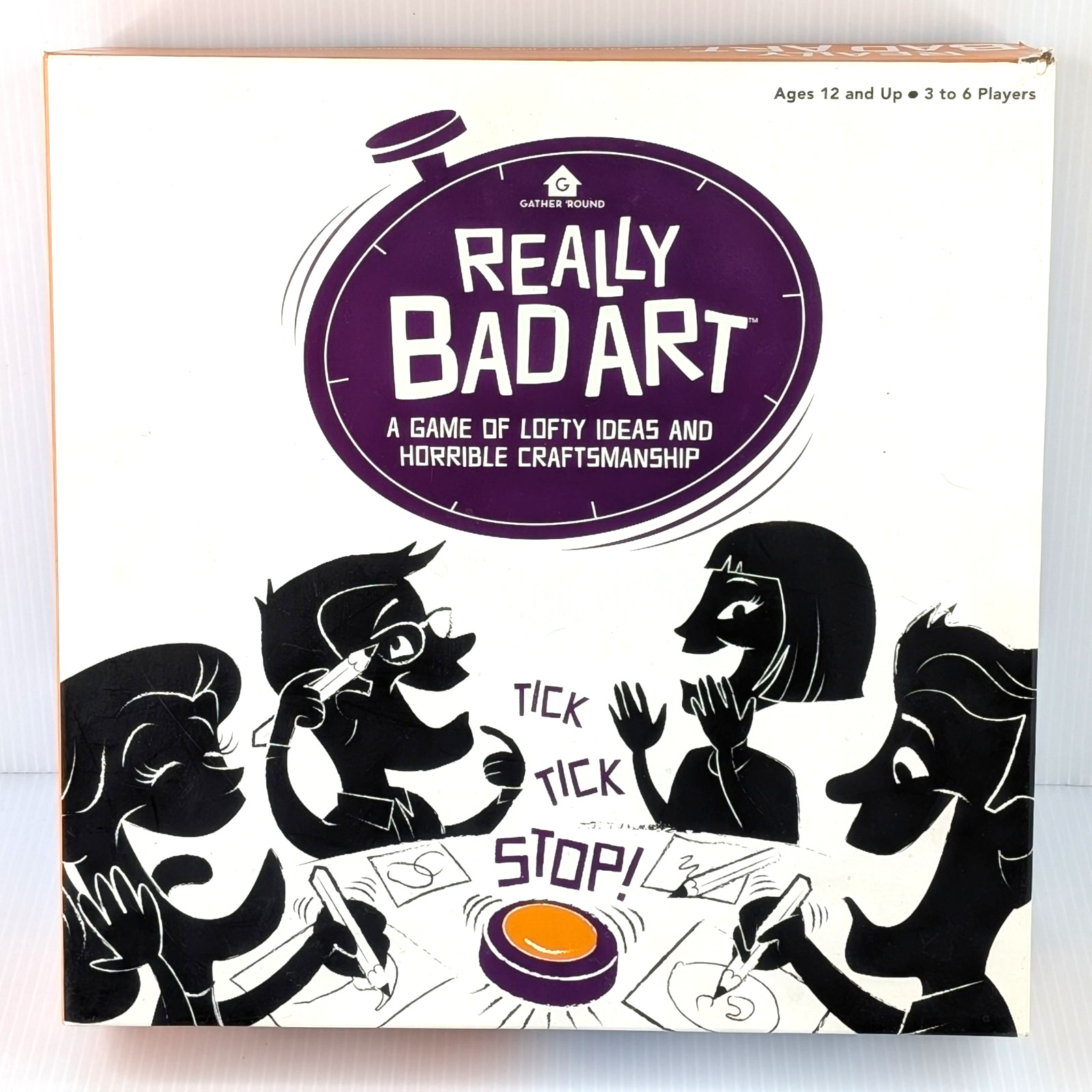 Really Bad Art Board Game Gather Round 2016 Wonder Forge COMPLETE Gift
