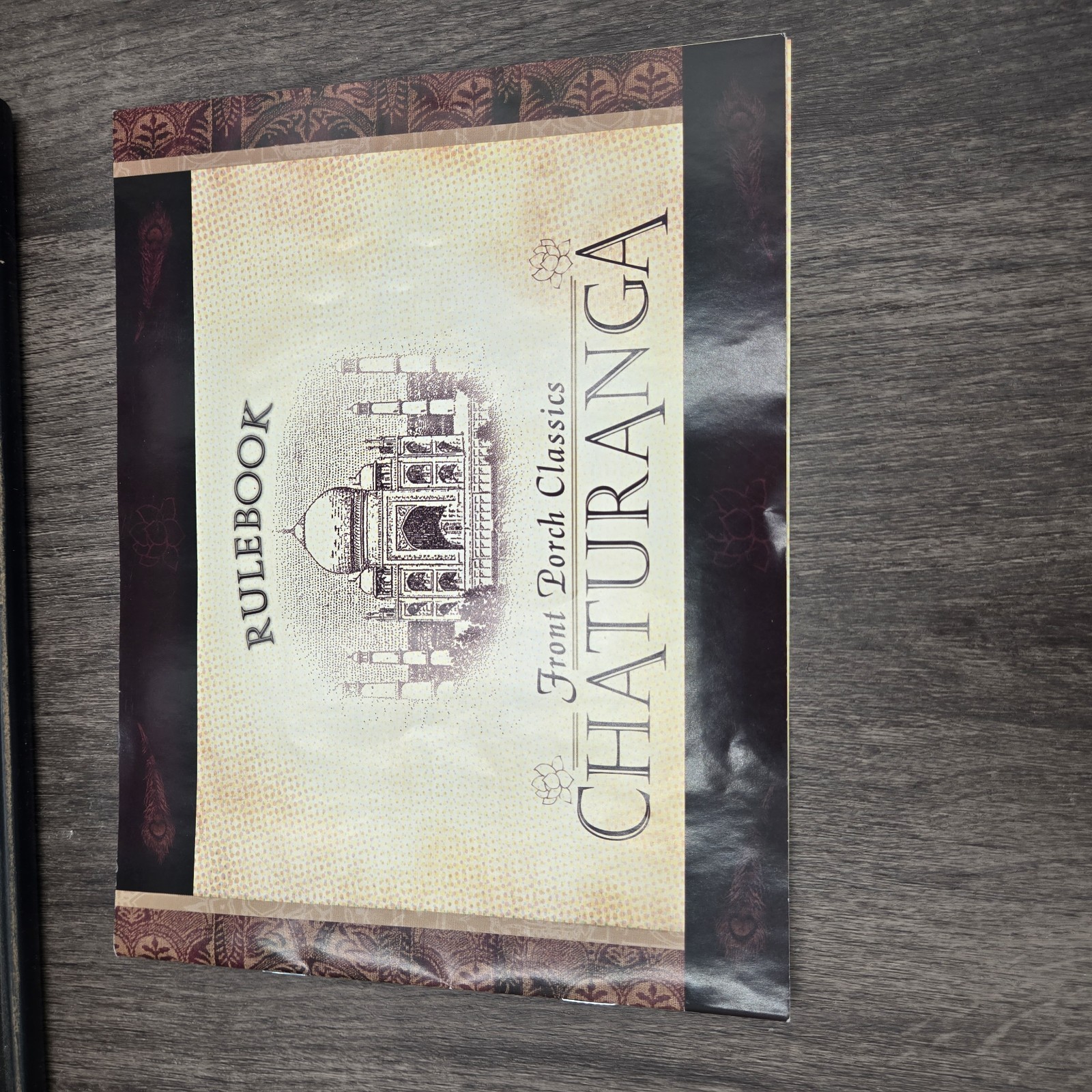 Chaturanga Classic Indian Strategy Game Front Porch Classics Wooden Box