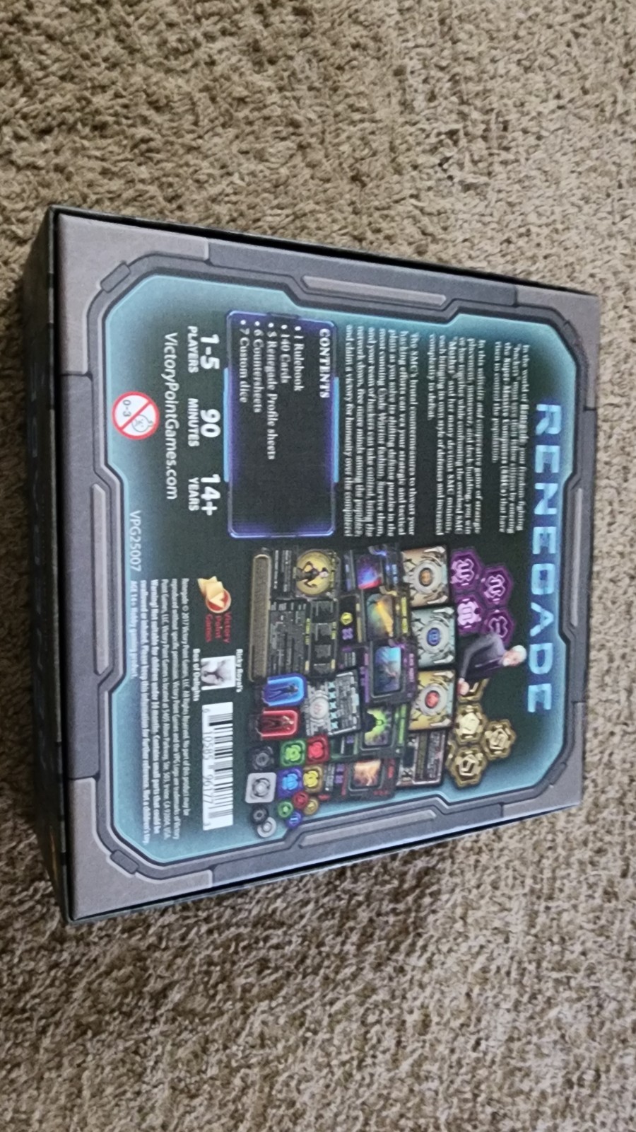 Renegade Board Game 2017 Victory Point Games Richard Wilkins Complete