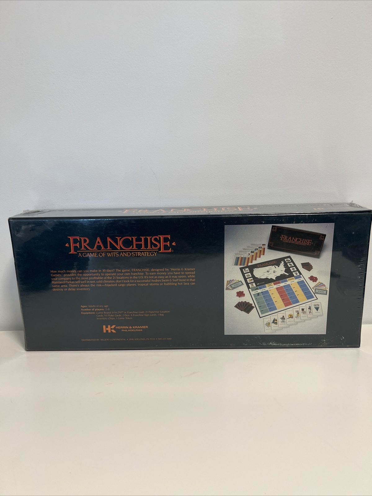 Herrin & Kramer Boardgame Franchise – A Game of Wits and Strategy – NEW & SEALED
