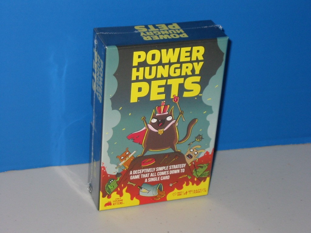 Power Hungry Pets Card Game – 2023 Exploding Kittens New Factory sealed