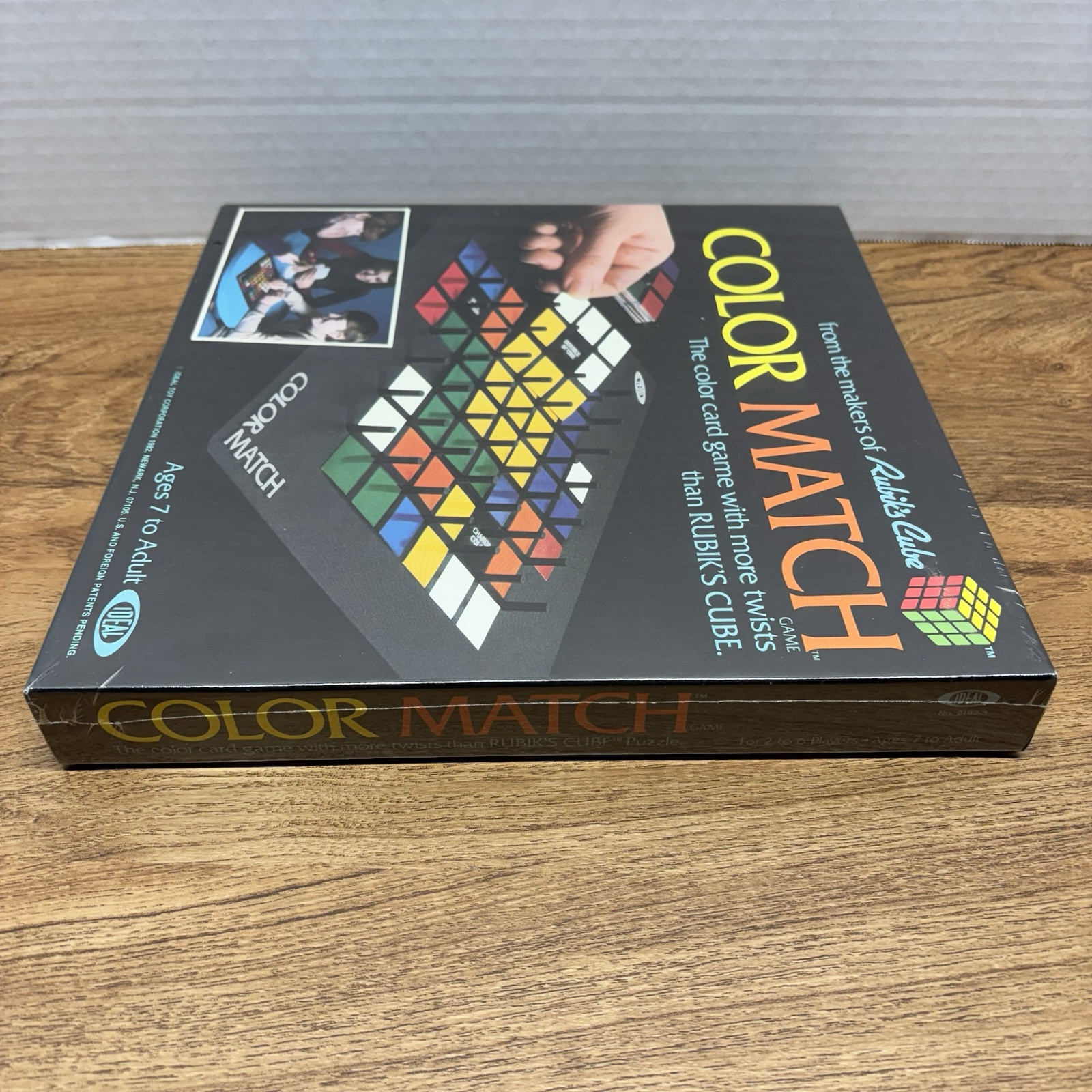 Vintage Board Game Color Match Rubiks Cube Makers Ideal 1982 * FACTORY SEALED*