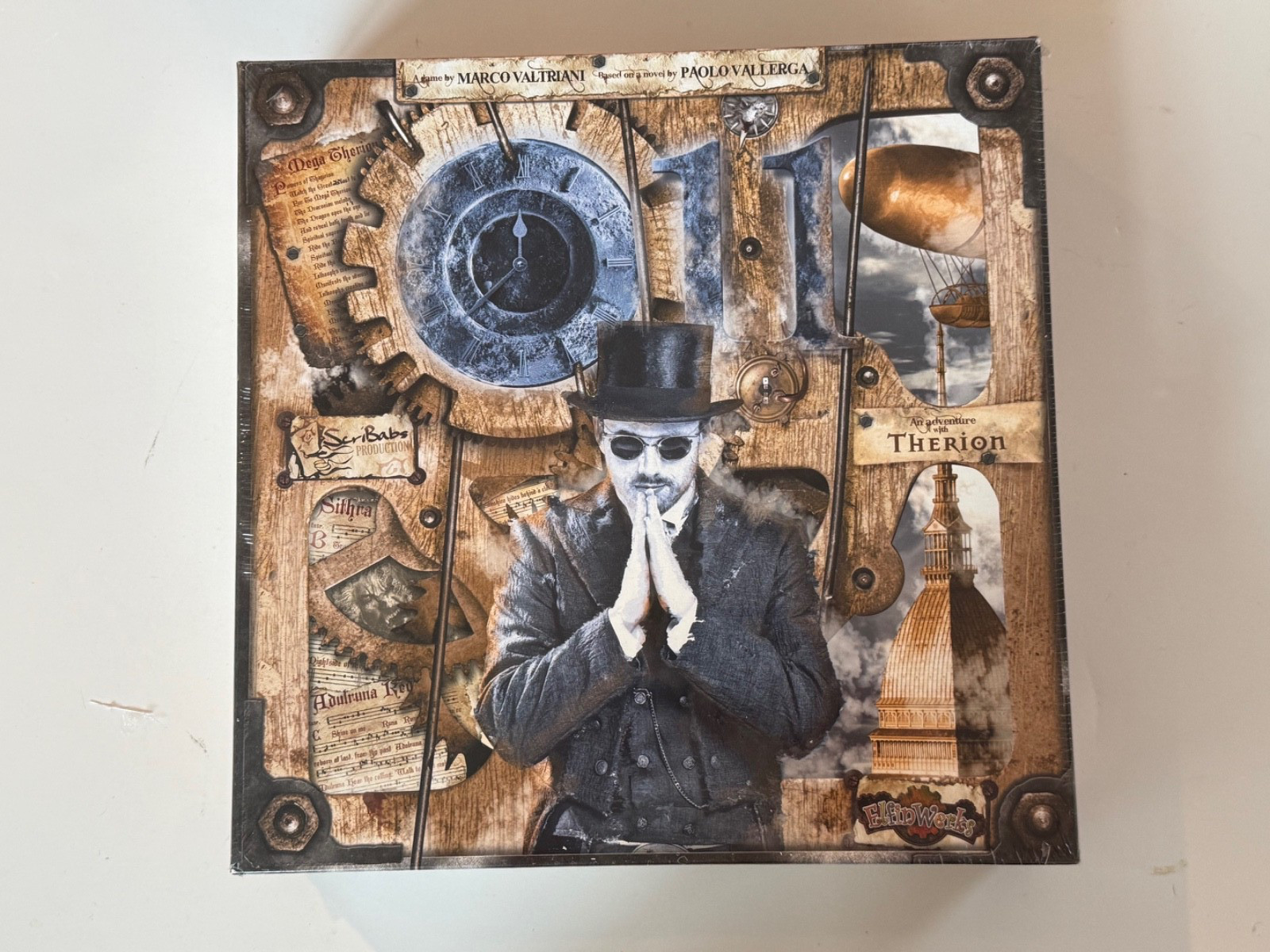011 Board Game An Adventure With Therion Elfinwerks Steampunk Board Game New OOP