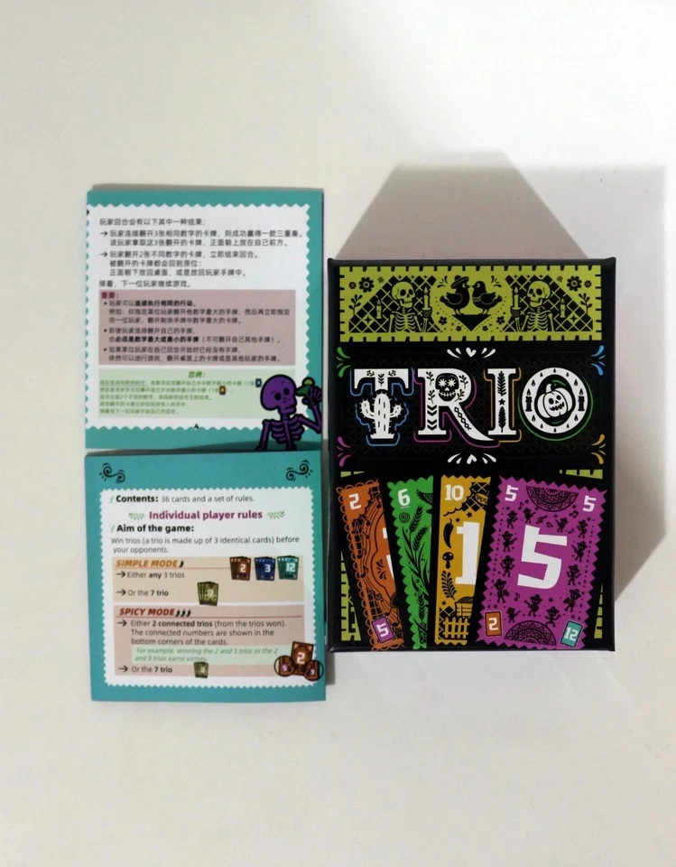 Trio Family Card Game Strategy Fun 3–6 Players Ages 8+ 2026 Game of the Year