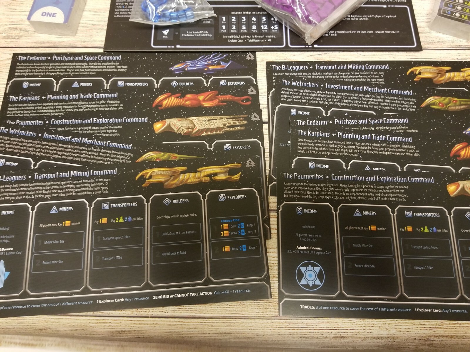 Exodus Fleet by Tasty Minstrel Games TMG – SEALED