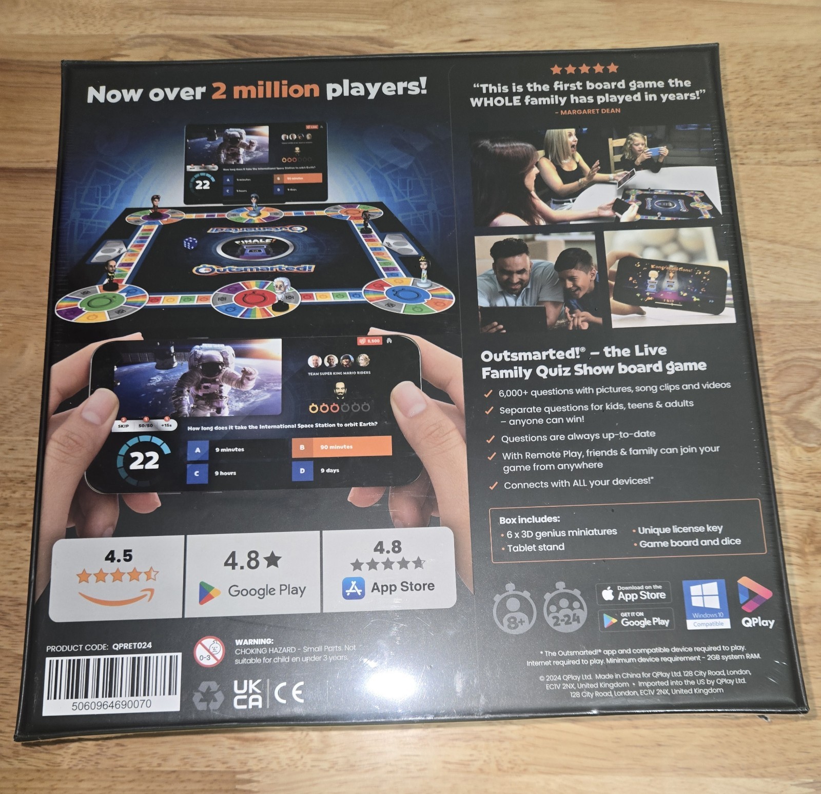Outsmarted! The Live Quiz Show Game New Sealed