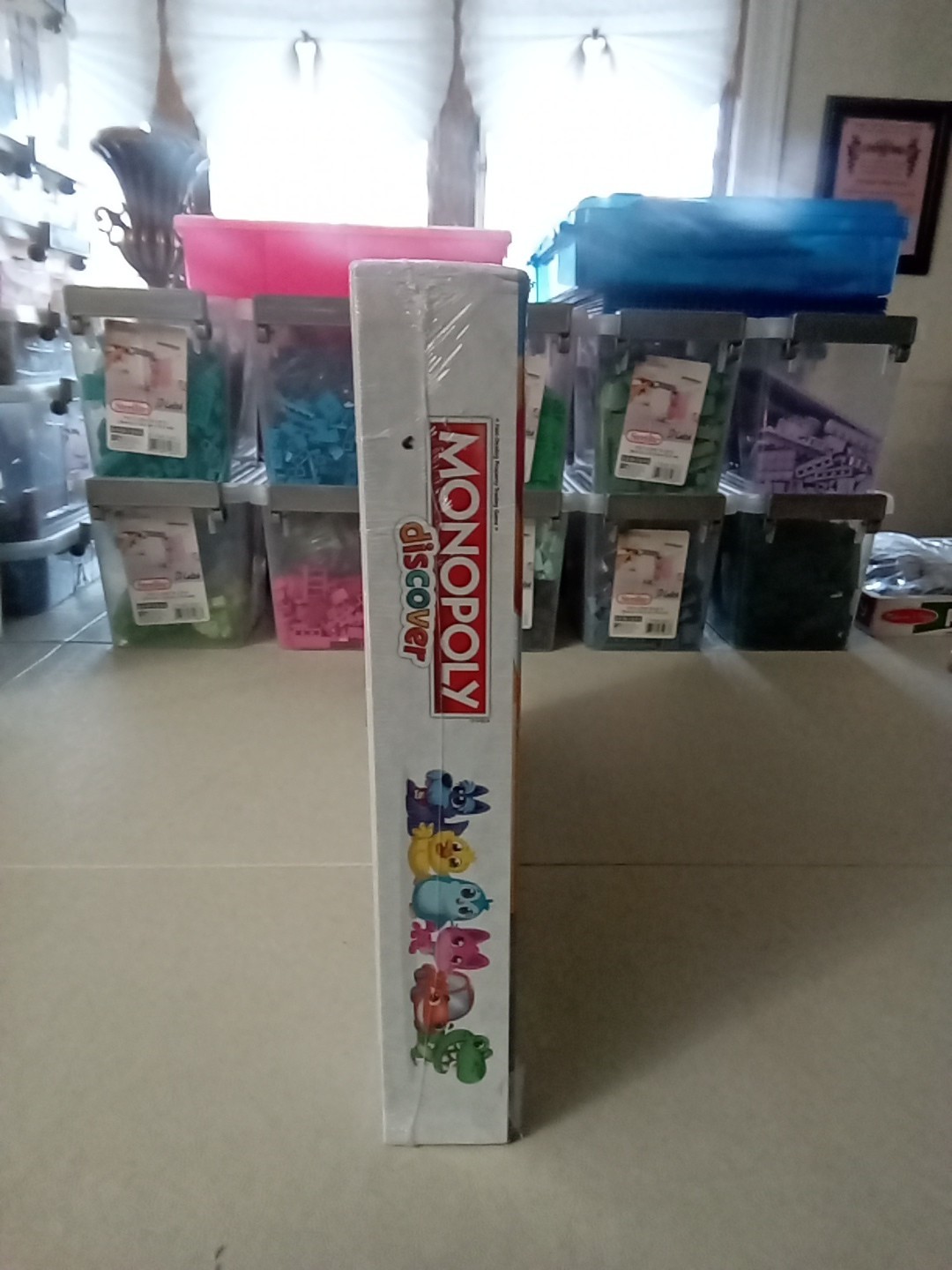 Monopoly Junior Board Game, 2-Sided Gameboard, 2 Games in 1,By Hasbro NEW SEALED