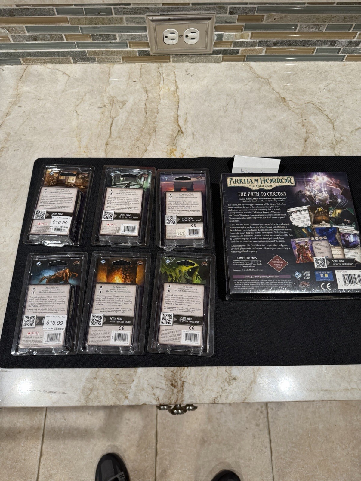 THE PATH TO CARCOSA – COMPLETE CYCLE NEW, SEALED UNOPENED ARKHAM HORROR