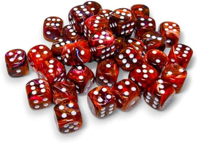 Chessex – Festive 12mm D6 Dice Block – Symphony