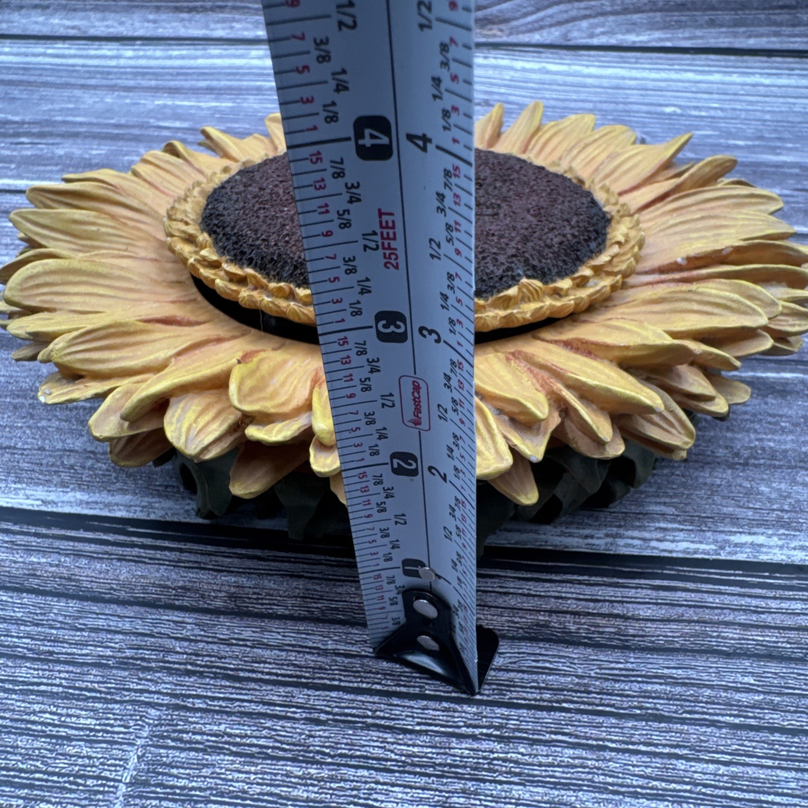 Vintage Van Gogh Sunflower Garden Tick Tac Toe Game Rare HTF Resin