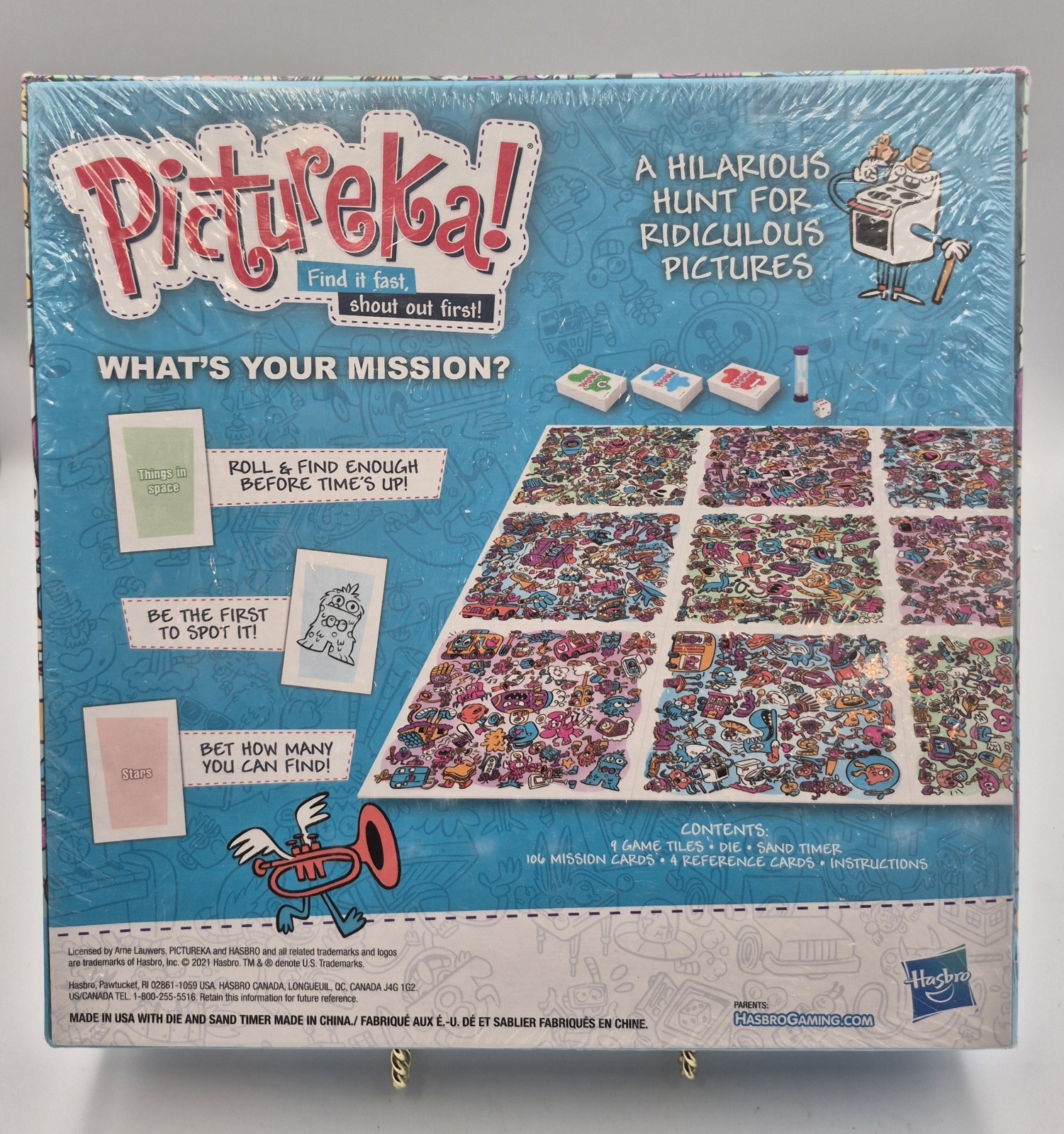 Hasbro PICTUREKA Wacky Picture Hunt Game 2+ Players Ages 6+ New Sealed 2021