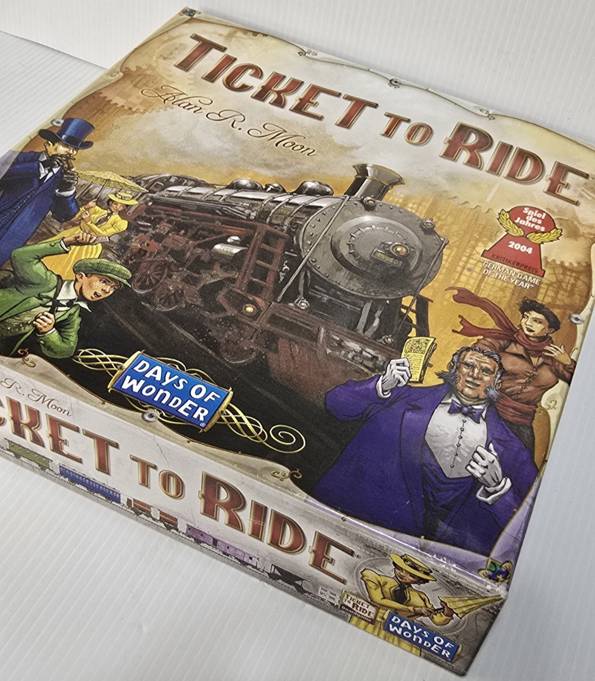 Days of Wonder: Ticket To Ride by Alan R. Moon TRAIN Adventure Board Game
