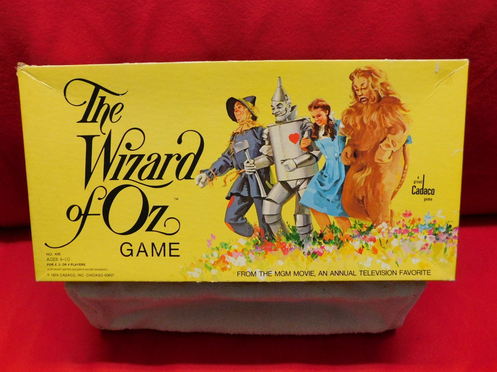 Vintage Wizard of Oz Board Game Cadaco 1974