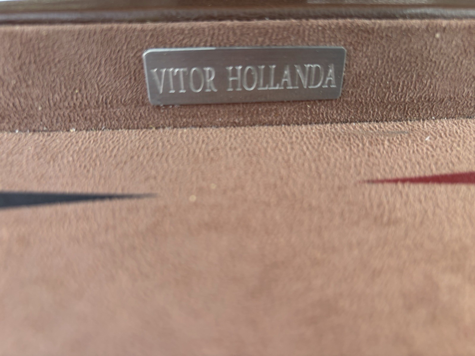Vitor Hollanda Backgammon Board XXL Leather Case Complete Game