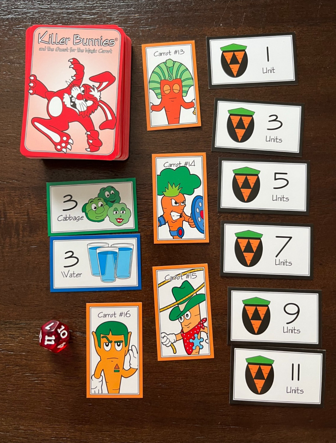 Killer Bunnies And The Quest For The Magic Carrot plus 5 Booster Decks