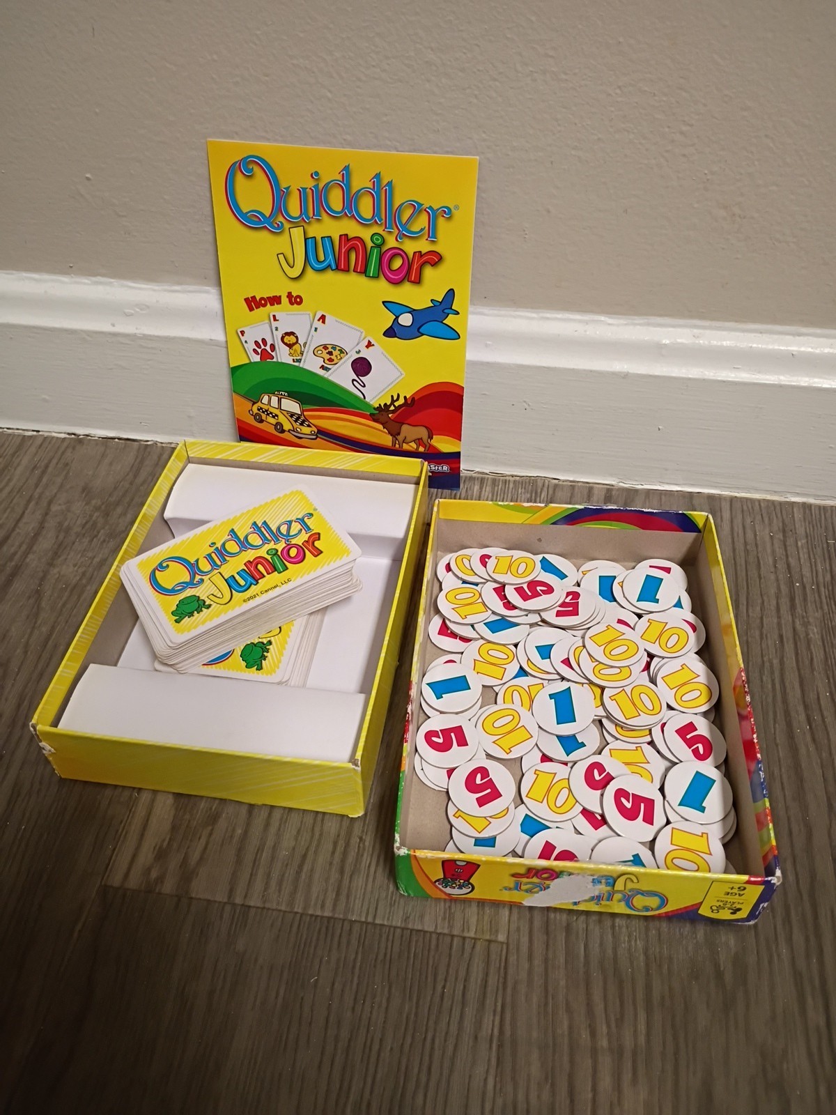 Quiddler Junior Set Enterprises Inc Game Complete Set Enterprises EUC