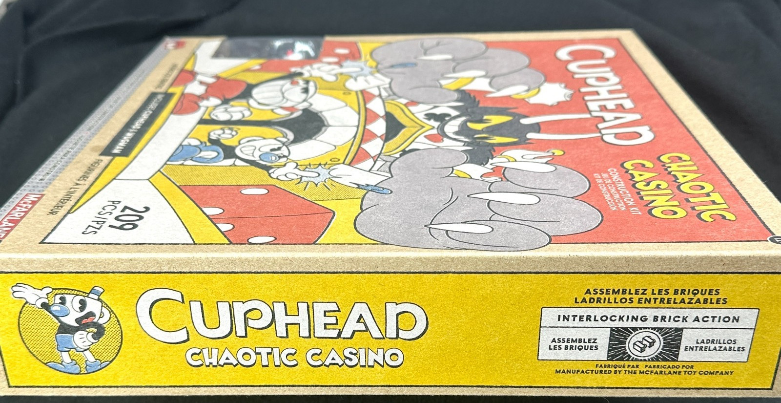 McFarlane Toys Cuphead Chaotic Casino Large Construction Set NEW SEALED